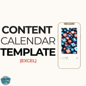 Content Calendar Template Product Image (Excel)