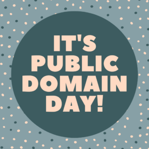 Happy Public Domain Day