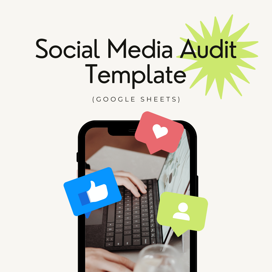 Social Media Audit Template Product Image (Google Sheets)