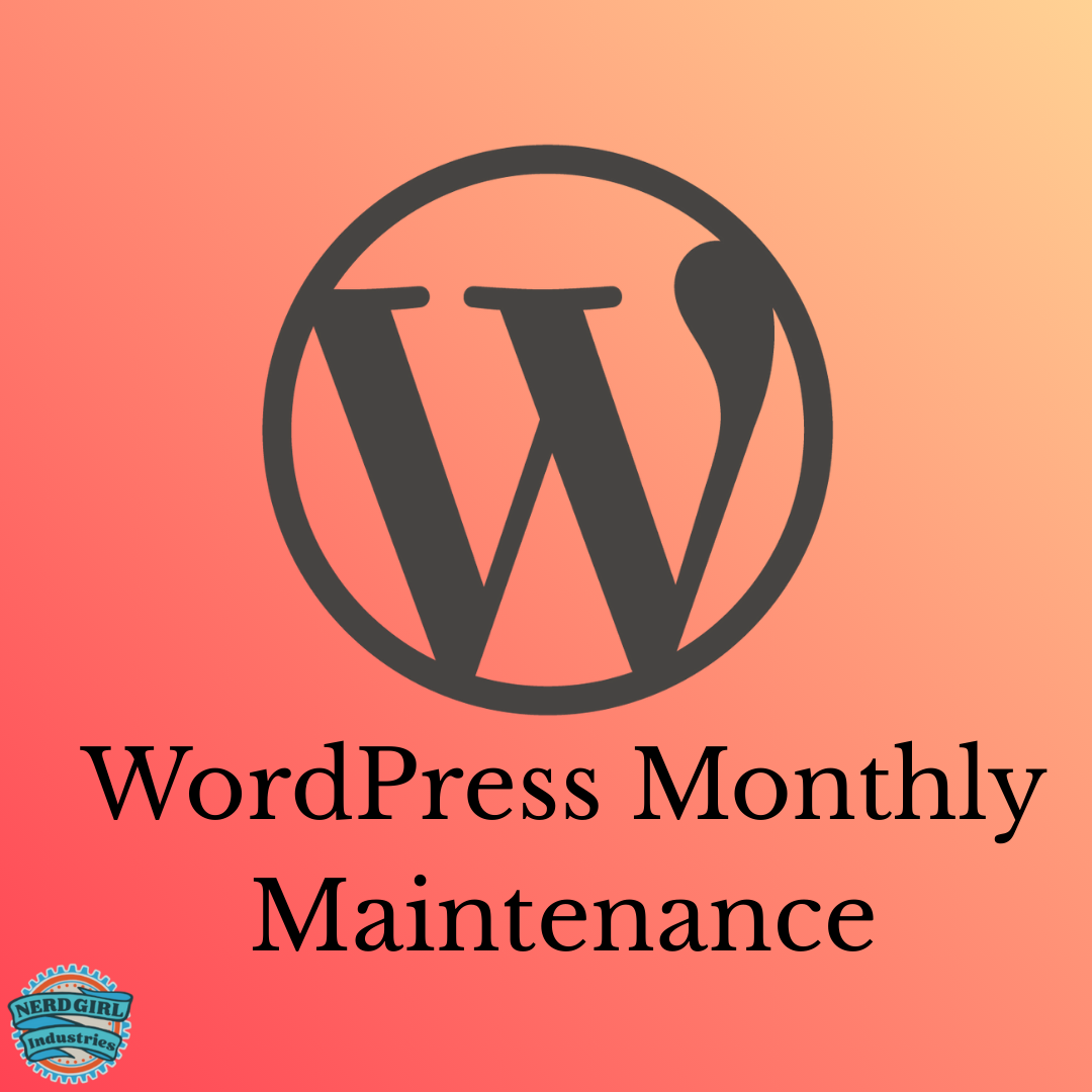 WordPress Monthly Maintenance Product Image